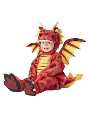 Fantasia para Bebê/Infantil Dragão Vermelho ADORABLE DRAGON INFANT COSTUME