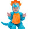 Fantasia para Bebê Dinossauro Azul e Laranja INFANT BLUE AND ORANGE DINO