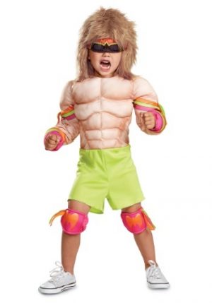 Fantasia Infantil Campeão Musculoso WWE ULTIMATE WARRIOR MUSCLE BABY COSTUME