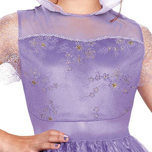 Fantasia Descendentes Disney Mal Vestido Infantil Luxo Disney’s Descendants: Girls Deluxe Mal Coronation