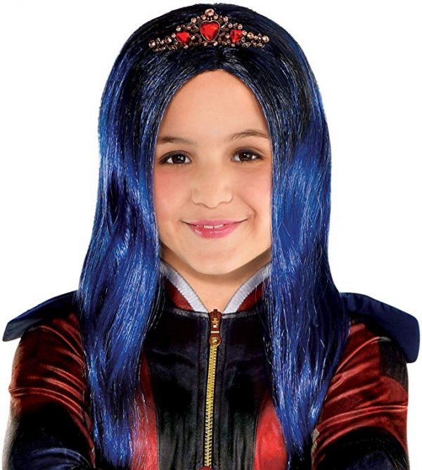 Peruca Descendentes 3 Disney Evie Infantil Luxo Evie Wig  Descendants 3