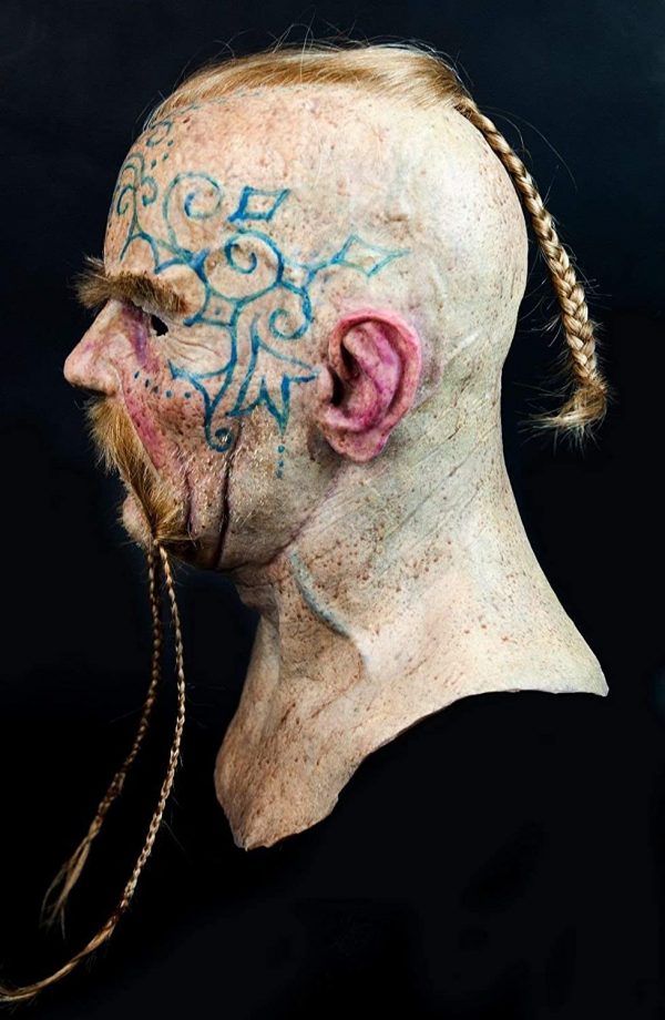 Máscara de silicone “Viking Jarl” realista feita à mão