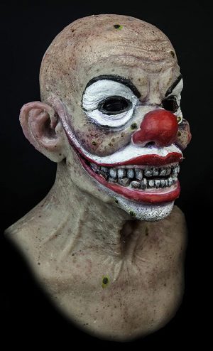 Máscara de silicone realista feita à mão  Palhaço “Creepy Billy”