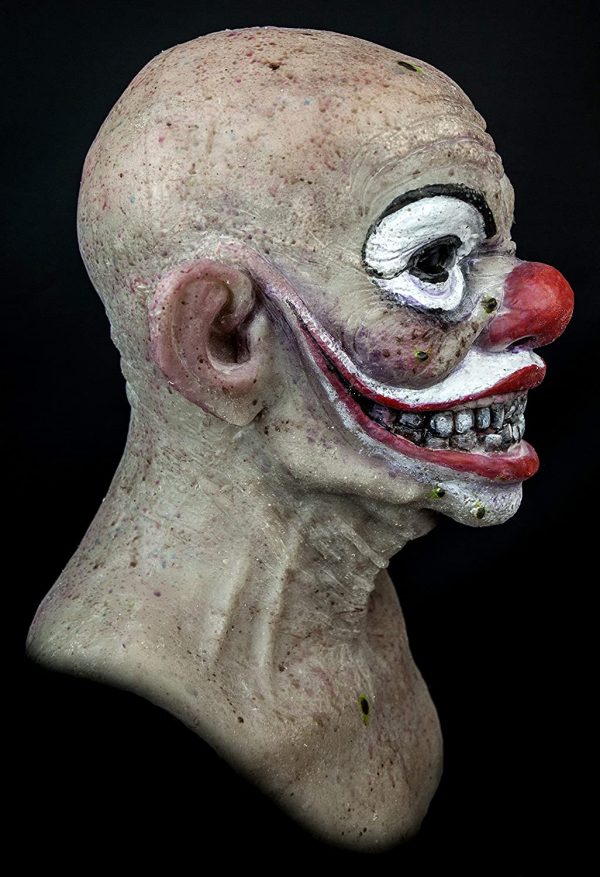 Máscara de silicone realista feita à mão  Palhaço “Creepy Billy”