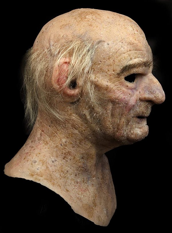 Máscara de Silicone Realista Velho Dalto Luxo- Realistic Hand Made Silicone Mask Old Man “Dalton”