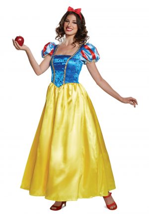 Fantasia Adulto Princesa Branca de Neve – Deluxe Adult Snow White Costume