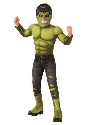 Fantasia Infantil Incrivel HULK – Avengers Endgame Deluxe Incredible Hulk Boys Costume