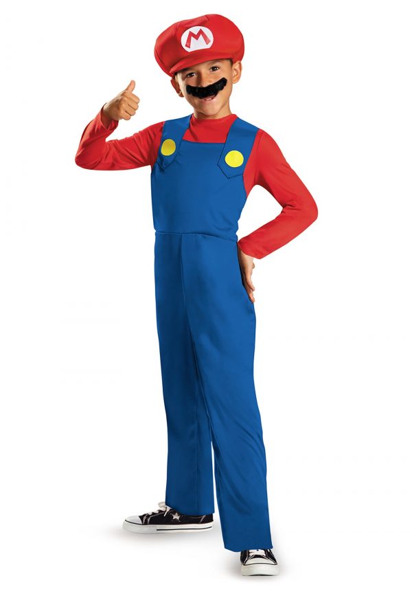 Fantasia Infantil Mario Bross – Boys Mario Classic Costume