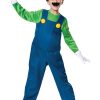 Fantasia Super Mario Brothers Boys Luigi – Super Mario Brothers Boys Luigi Deluxe Costume