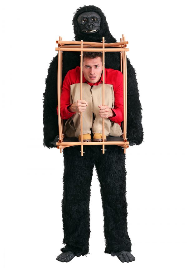 Fantasia de Homem em uma Gaiola de Gorila – Man in a Gorilla Cage Costume