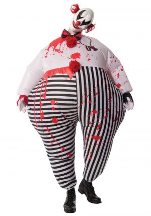 Fantasia de palhaço mau inflável adulto – Adult Inflatable Evil Clown Costume
