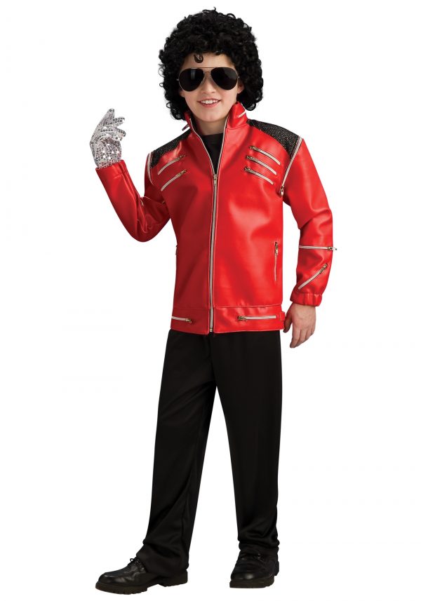 Fantasia infantil Michael Jackson -Child Beat It Michael Jackson Jacket Costume