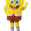 Fantasia inflável do Bob Esponja Calça Quadrada- SpongeBob SquarePants Inflatable Costume for Adults