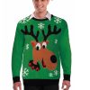 Suéter de Natal Renas -Adult Reindeer Ugly Christmas Sweater