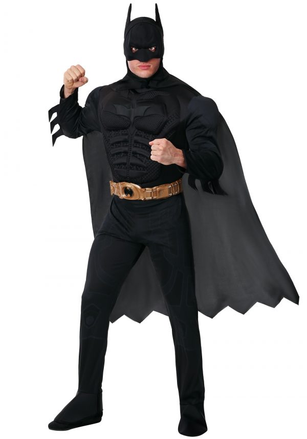 Fantasia Adulto  Batman Dark -Adult Deluxe Dark Knight Batman Costume