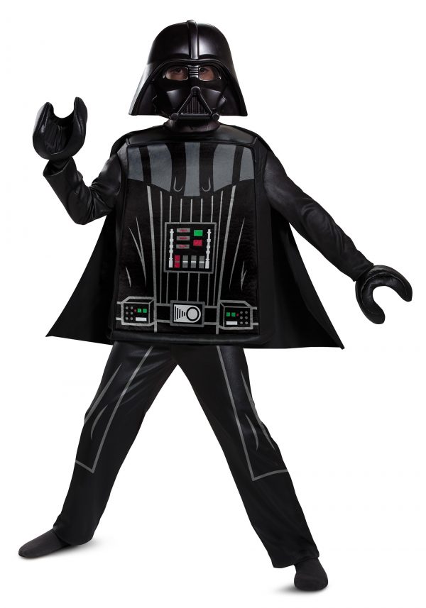 Fantasia Infantil Darth Vader Star Wars  -Lego Star Wars Boy’s Deluxe Lego Darth Vader Costume