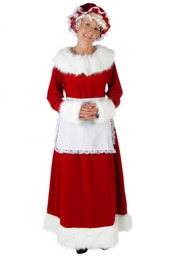 Fantasia mamãe Noel -Women’s Deluxe Mrs Claus Costume