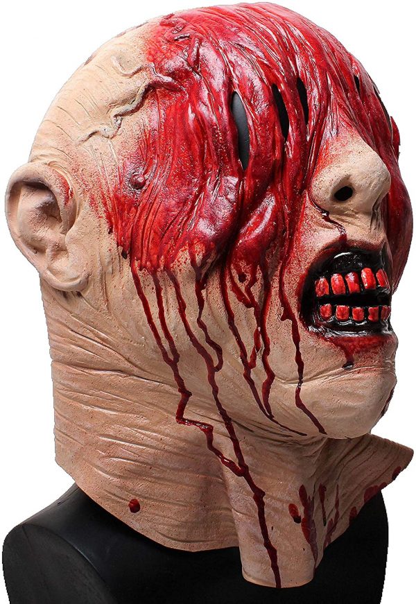 Máscara realista  de zumbi para Halloween