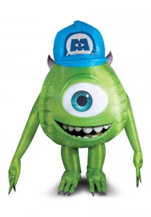 Fantasia inflável de Mike Wazowski da Monstros S.A- Monsters Inc Mike Wazowski Inflatable Costume
