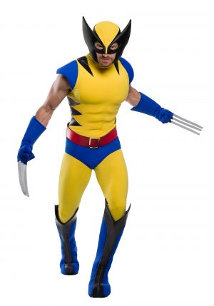 Fantasia Adulto Premium Wolverine -Premium Marvel Men’s Wolverine Costume