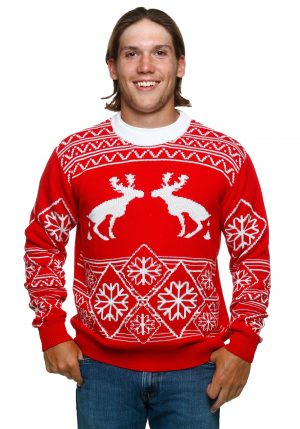 Suéter de Natal Pooping Moose