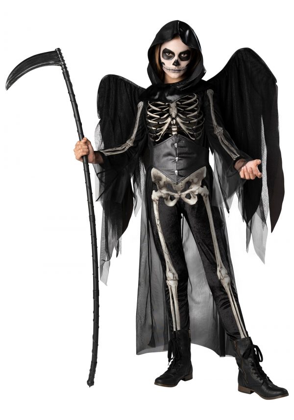 Fantasia Anjo da Morte – Tween Angel of Death Costume