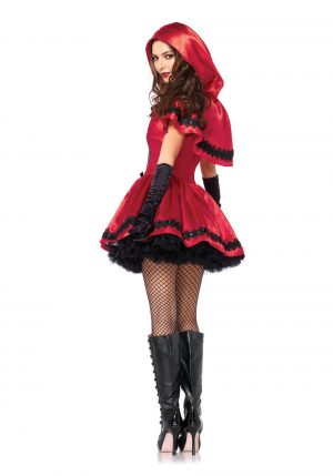 Fantasia Chapeuzinho Vermelho Gótico Sexy – Gothic Red Riding Hood Adult Costume