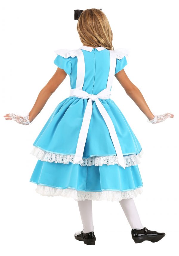 Fantasia Premium Alice no país das maravilhas – Premium Realistic Girls Alice Costume