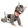 Fantasia bebe Jurassic World Filhote de Triceratops – Infant Jurassic World Hatchling Triceratops Costume