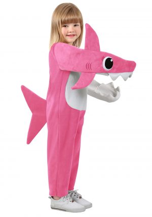 Fantasia de Mamãe Tubarão (Baby Shark)-Baby Shark Mommy Shark Deluxe Child Costume