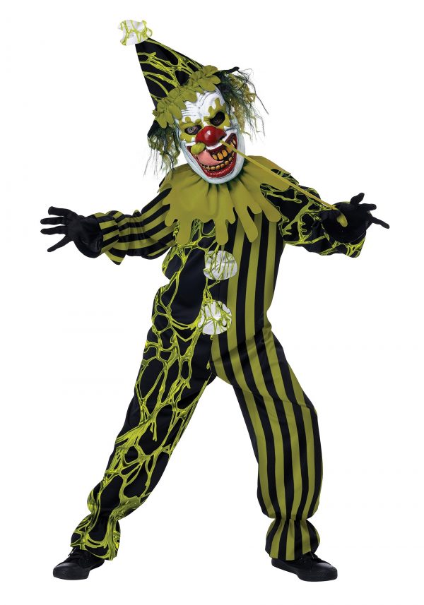 Fantasia de Palhaço terror para Crianças – Boy’s Boogers The Clown Costume