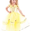 Fantasia de Princesa para crianças – Yellow Beauty Costume For Girls