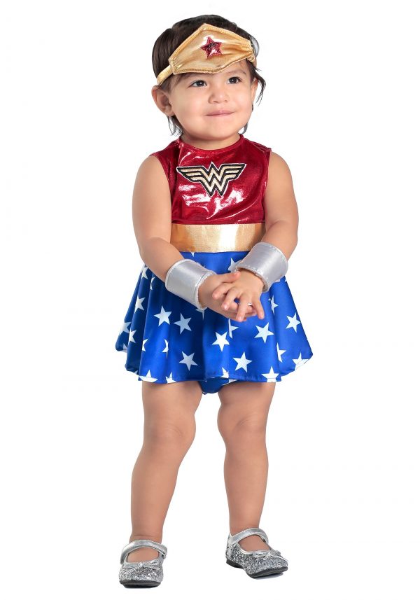 Fantasia de bebe mulher maravilha – Girls Wonder Woman Toddler Costume