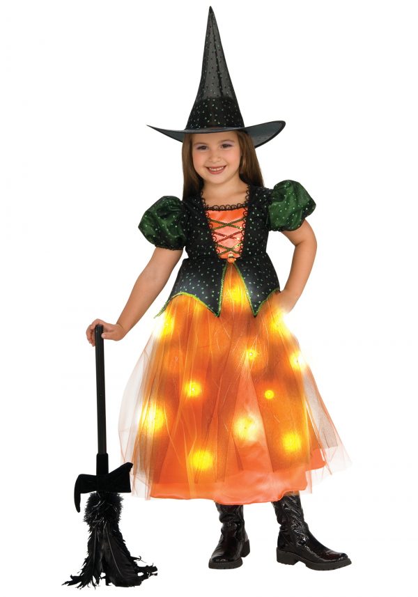 Fantasia de bruxa com brilho – Girls Twinkle Witch Costume
