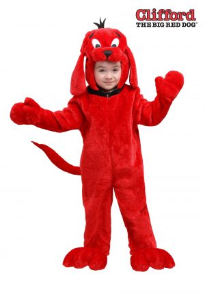 Fantasia de criança Clifford, o grande cachorro vermelho-Clifford the Big Red Dog Toddler Costume