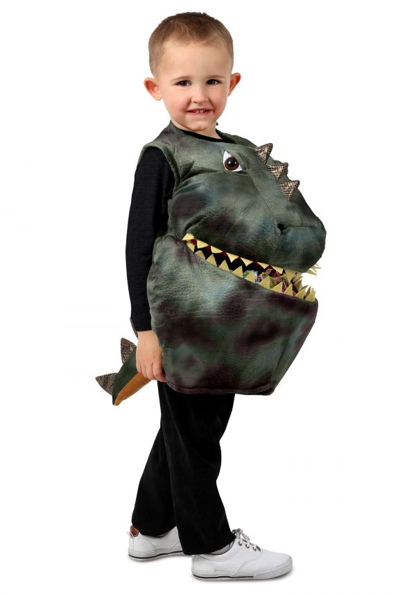 Fantasia de dinossauro infantil alimenta-me-Kid’s Feed Me Dinosaur Costume