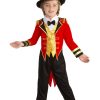 Fantasia de diretor de circo para meninos – Toddler Boys Circus Leader Ringmaster Costume
