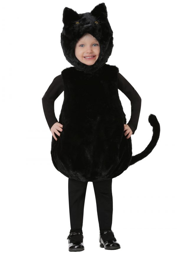 Fantasia de gatinho preto – Toddler Bubble Body Black Kitty Costume