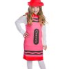Fantasia  de giz de cera vermelho -Toddlers Red Crayon Costume