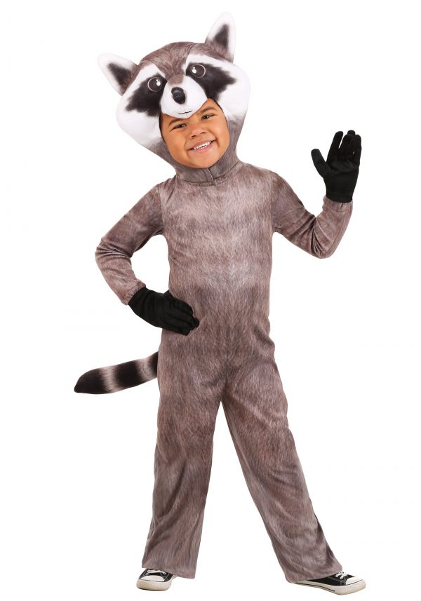 Fantasia de guaxinim realista para crianças -Toddler Realistic Raccoon Costume