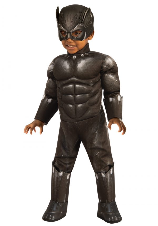 Fantasia de pantera negra para meninos – Black Panther Toddler Boys Costume