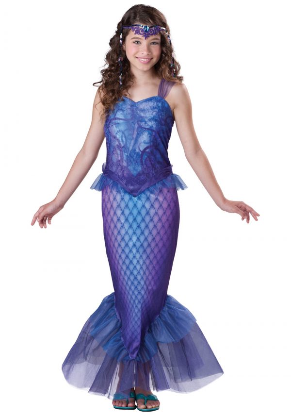 Fantasia de sereia misteriosa para meninas – Girls Mysterious Mermaid Costume