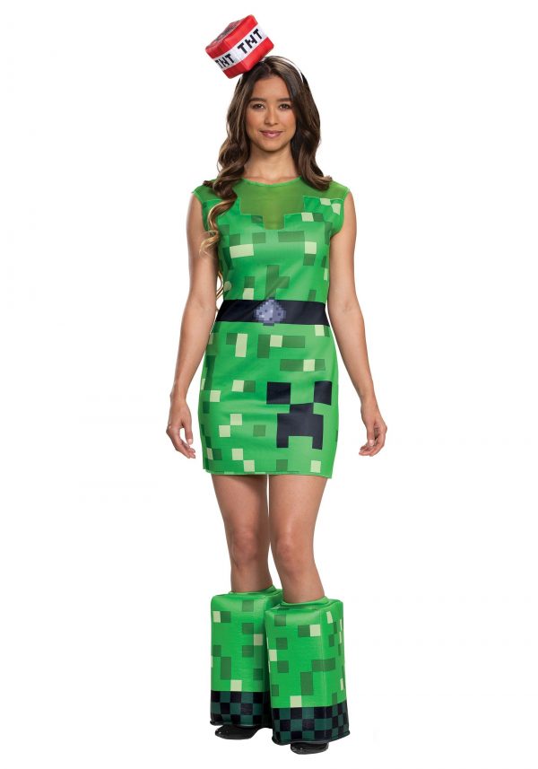 Fantasia feminina de Minecraft – Minecraft Women’s Creeper Costume