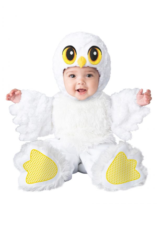 Fantasia infantil de coruja Branca- Infant Silly Snow Owl Costume