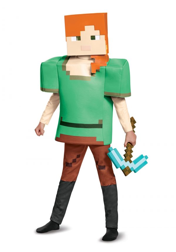 Fantasia infantil do Minecraft Alex – Minecraft Alex Deluxe Child Costume