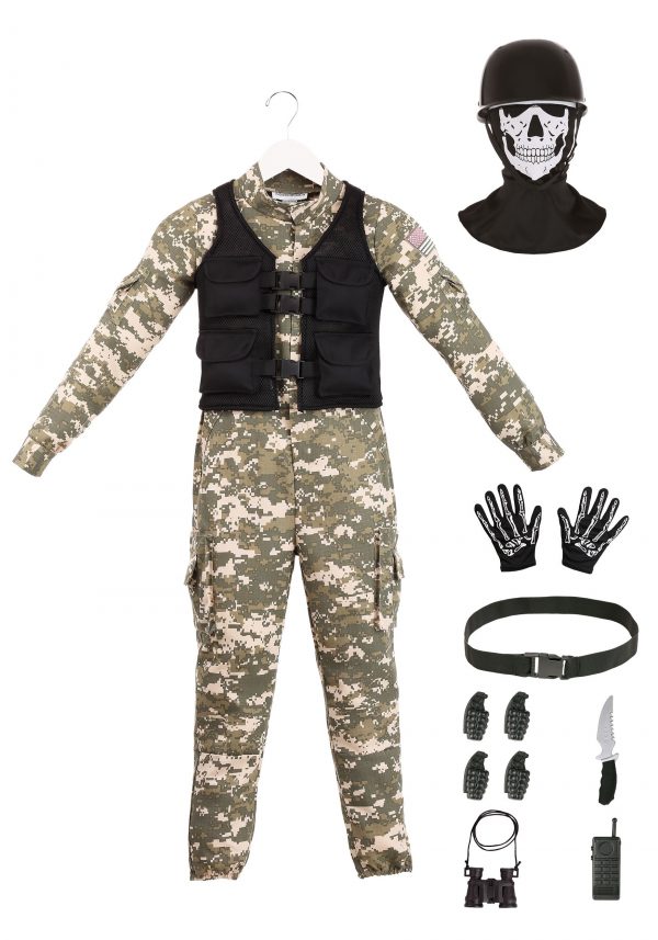 Fantasia de soldado infantil – Child Battle Soldier Costume