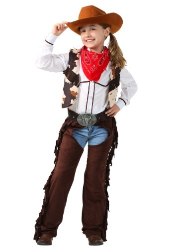 Fantasia infantil de vaqueira – Child Cowgirl Chaps Costume