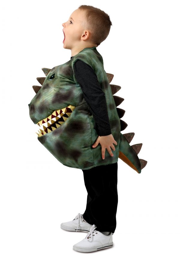 Fantasia de dinossauro infantil alimenta-me-Kid’s Feed Me Dinosaur Costume