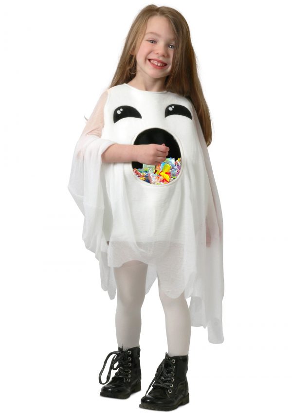 Alimente-me fantasia de fantasma para crianças – Feed Me Ghost Costume for Kids