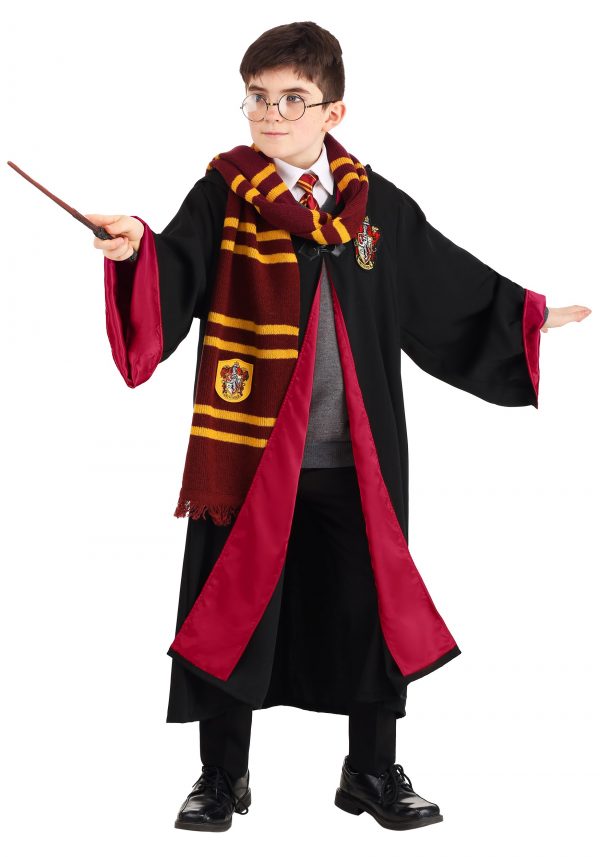 Fantasia infantil de Harry Potter- Deluxe Kid’s Harry Potter Costume
